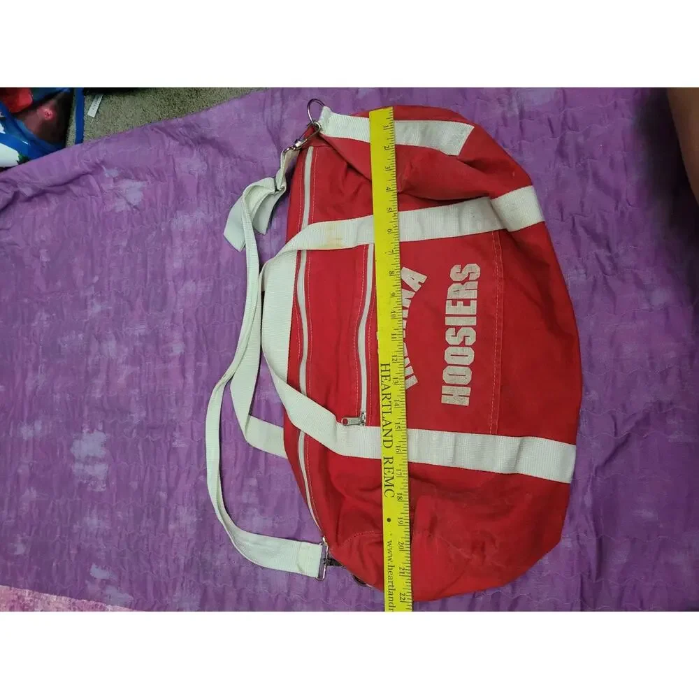 Vintage Canvas Indiana IU Duffle Bag Retro